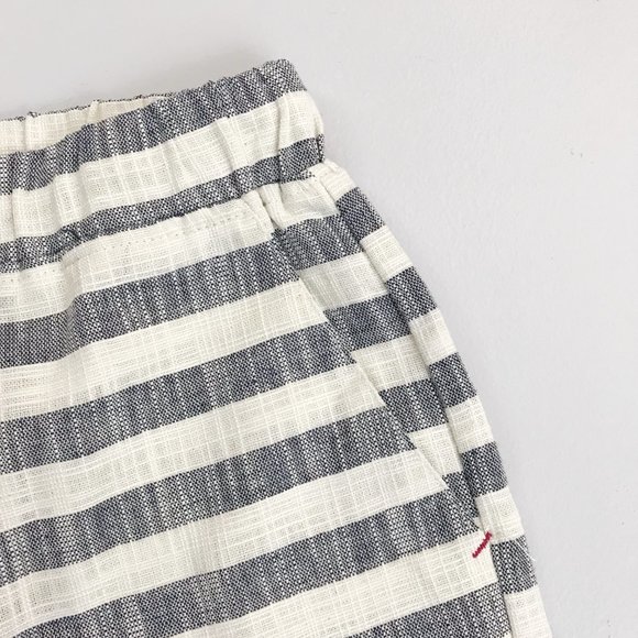 FASHION Brand Striped Bermuda Shorts M/L NWT Textured Cotton Pockets - Picture 7 of 8
